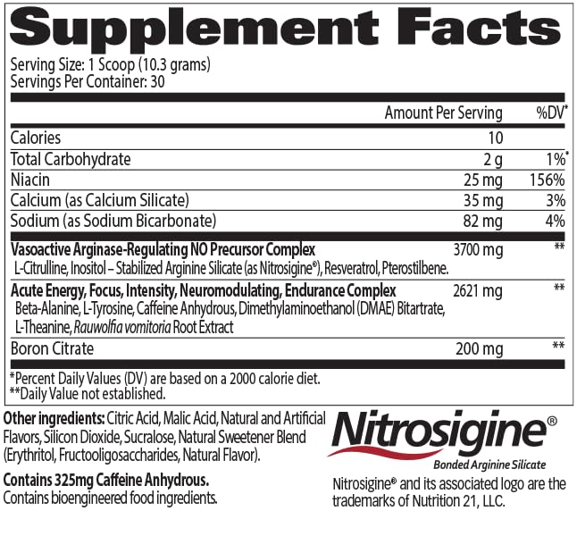 GAT SPORT Nitraflex grape powder scoop showing precise one-scoop serving measurement.