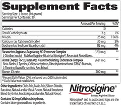 Nitraflex scoop measure shows single-scoop potency for fast results