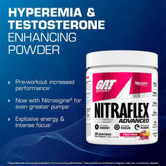 Nitraflex scoop image emphasizes one-scoop potency for pre-workout dosing.