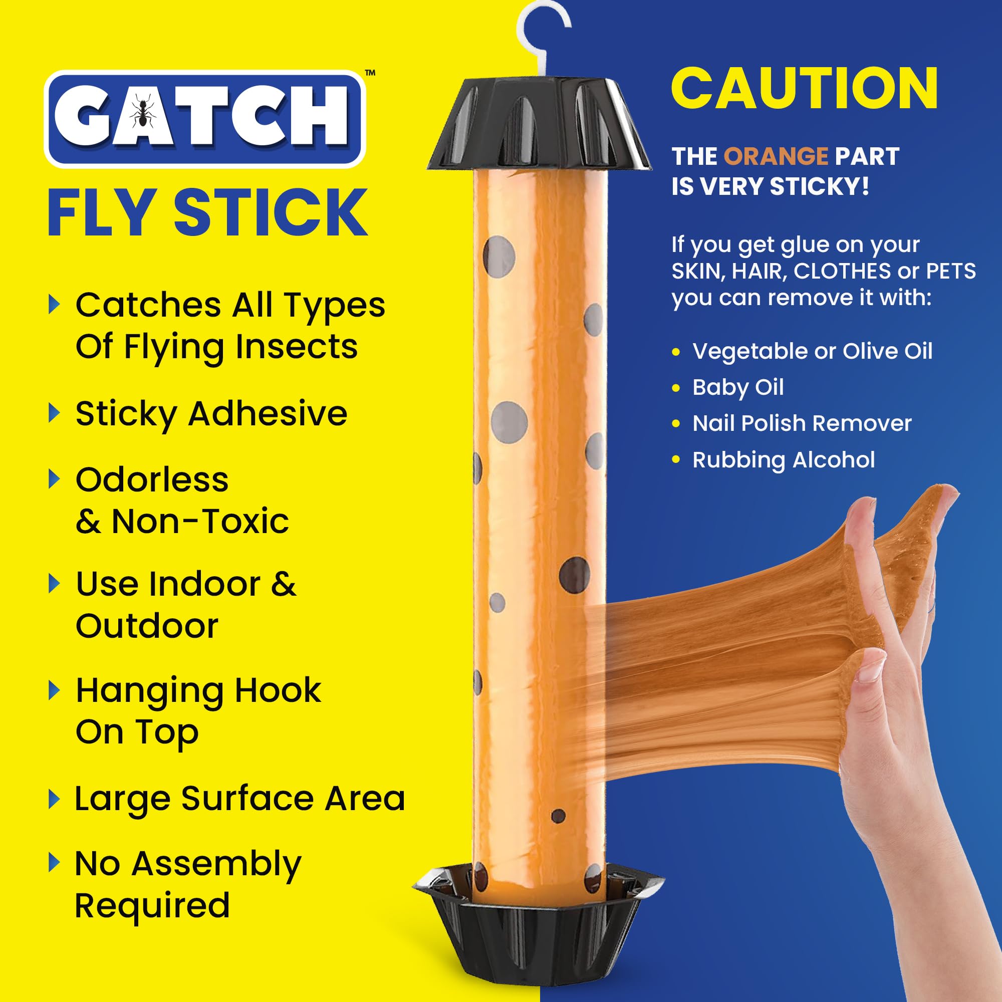 GATCH bundle of traps on a surface provides convenient pest control.