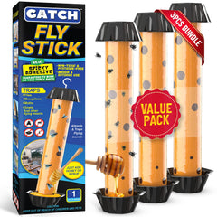 GATCH fruit fly trap 3-pack on kitchen counter for quick pest control.