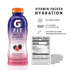 Gatorade Fit 12-pack visible for convenient daily hydration on the go