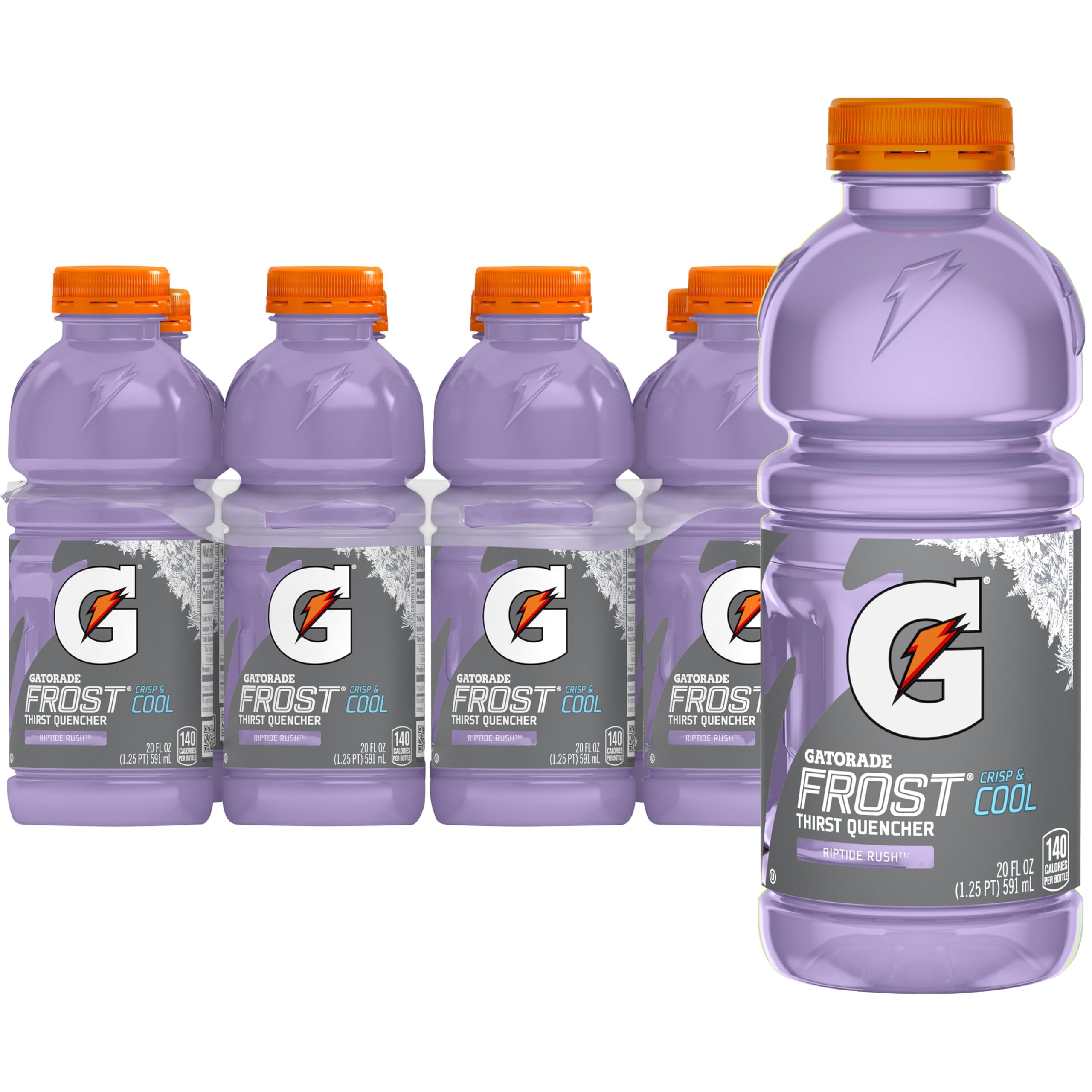 Gatorade Frost Riptide Rush bottle for on-the-go hydration and quick energy