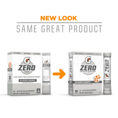 Gatorade G Zero Glacier Cherry packets collection shows a 120-pack for consistent hydration during workouts