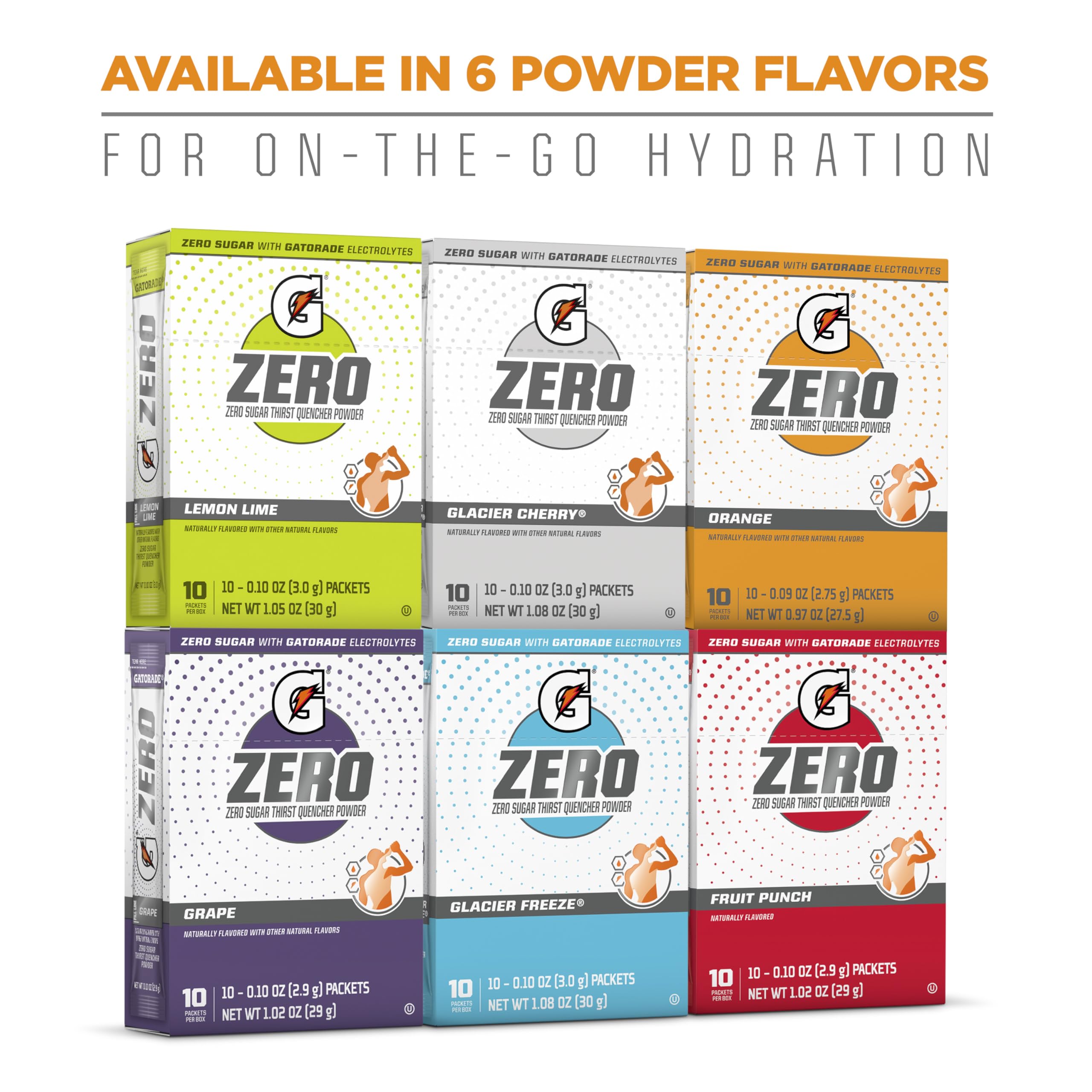 Packets on a counter suggesting grab-and-go hydration before workouts
