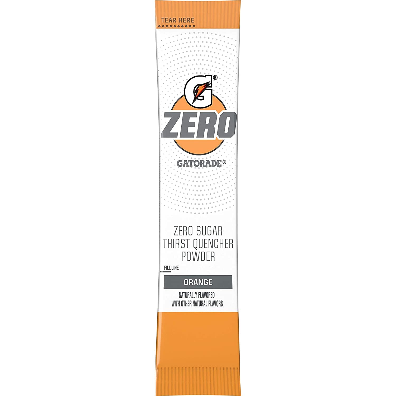 Prepared G Zero orange drink in a 20 oz glass for hydration.