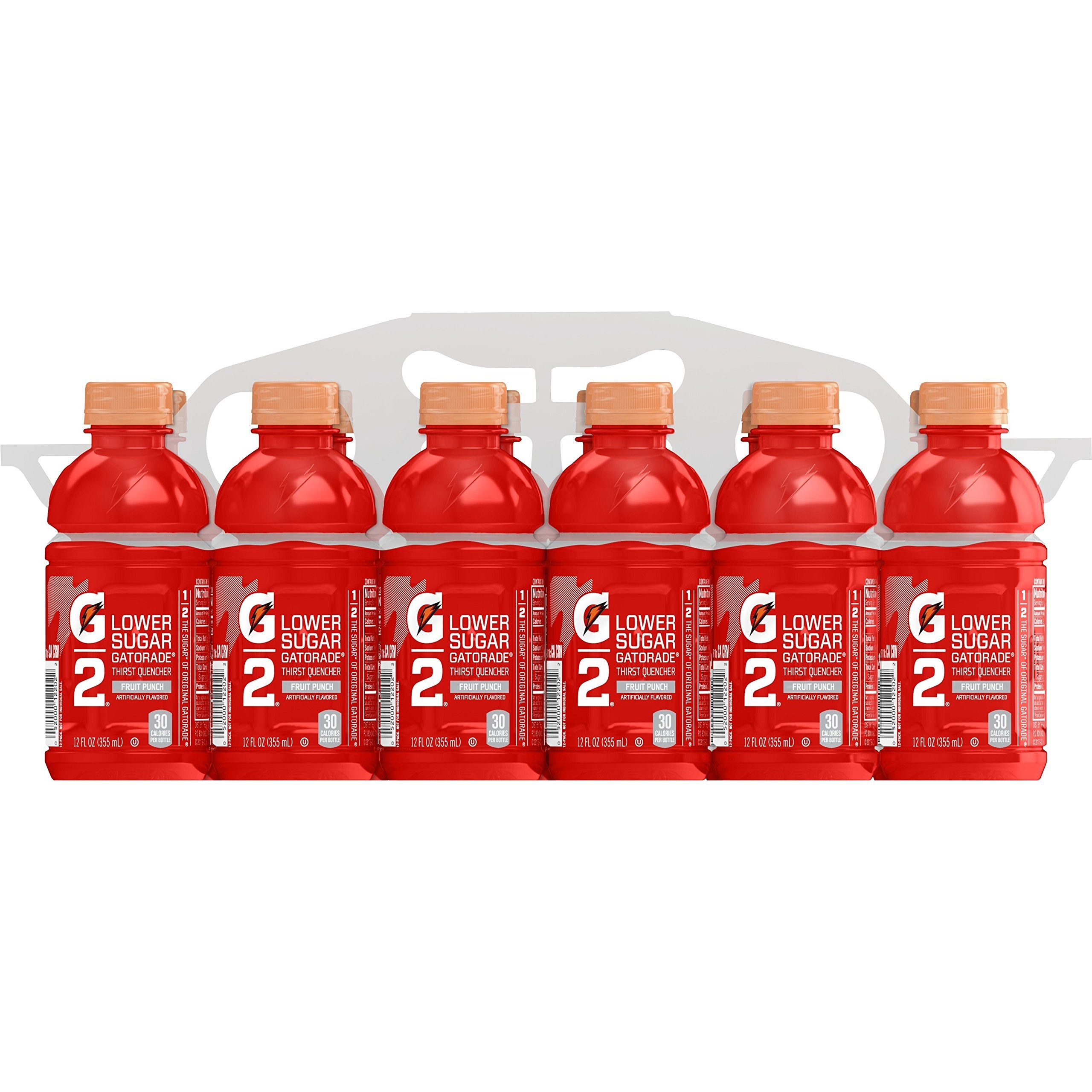 Gatorade G2 Fruit Punch bottle ready for on-field hydration.