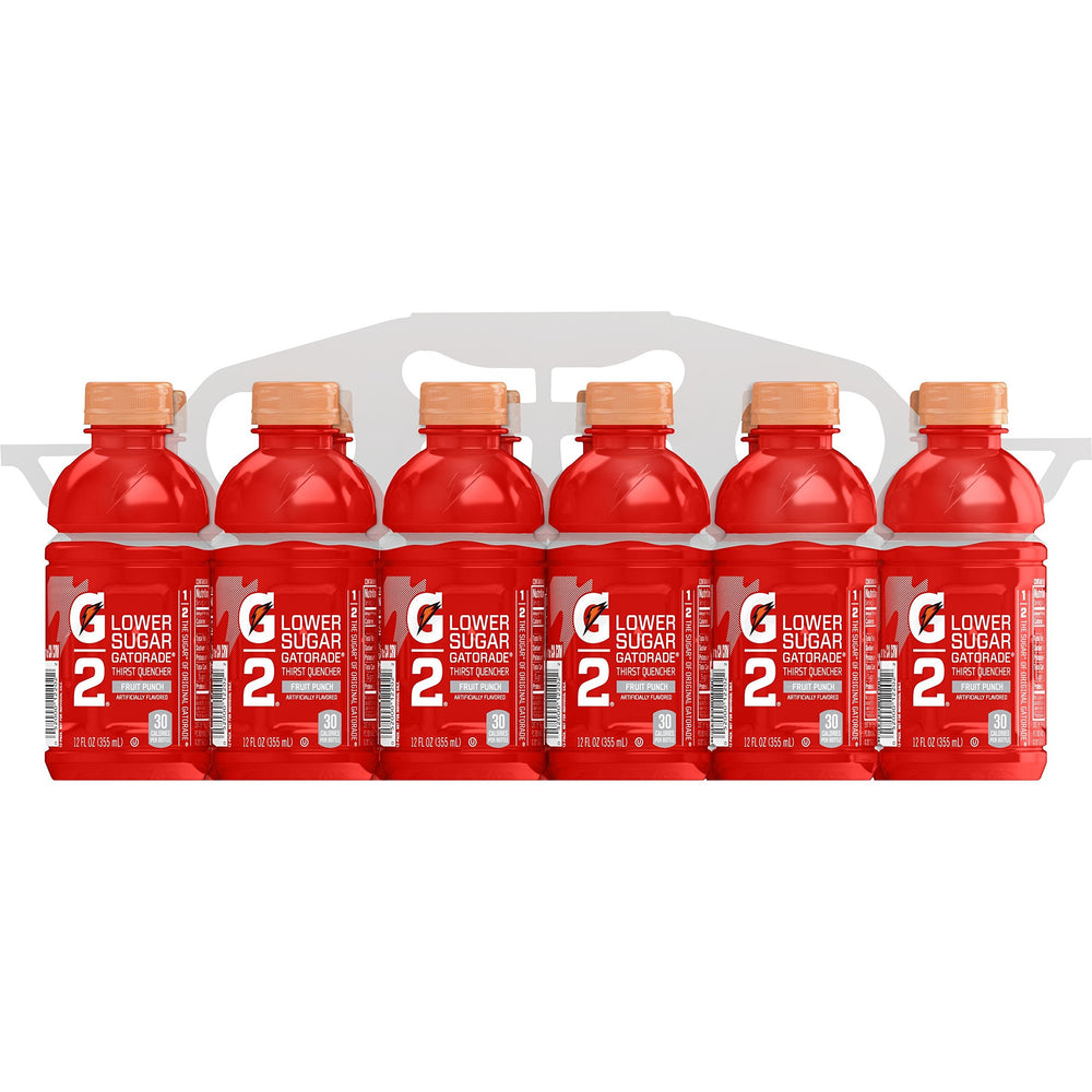 Gatorade G2 Fruit Punch bottle ready for on-field hydration.