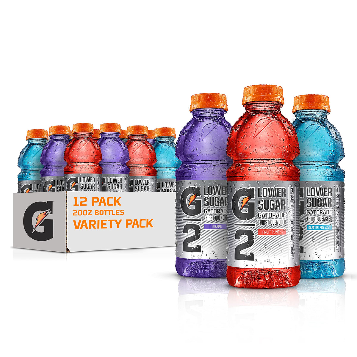 Gatorade G2 Glacier Freeze 20oz bottle ready to rehydrate during workouts