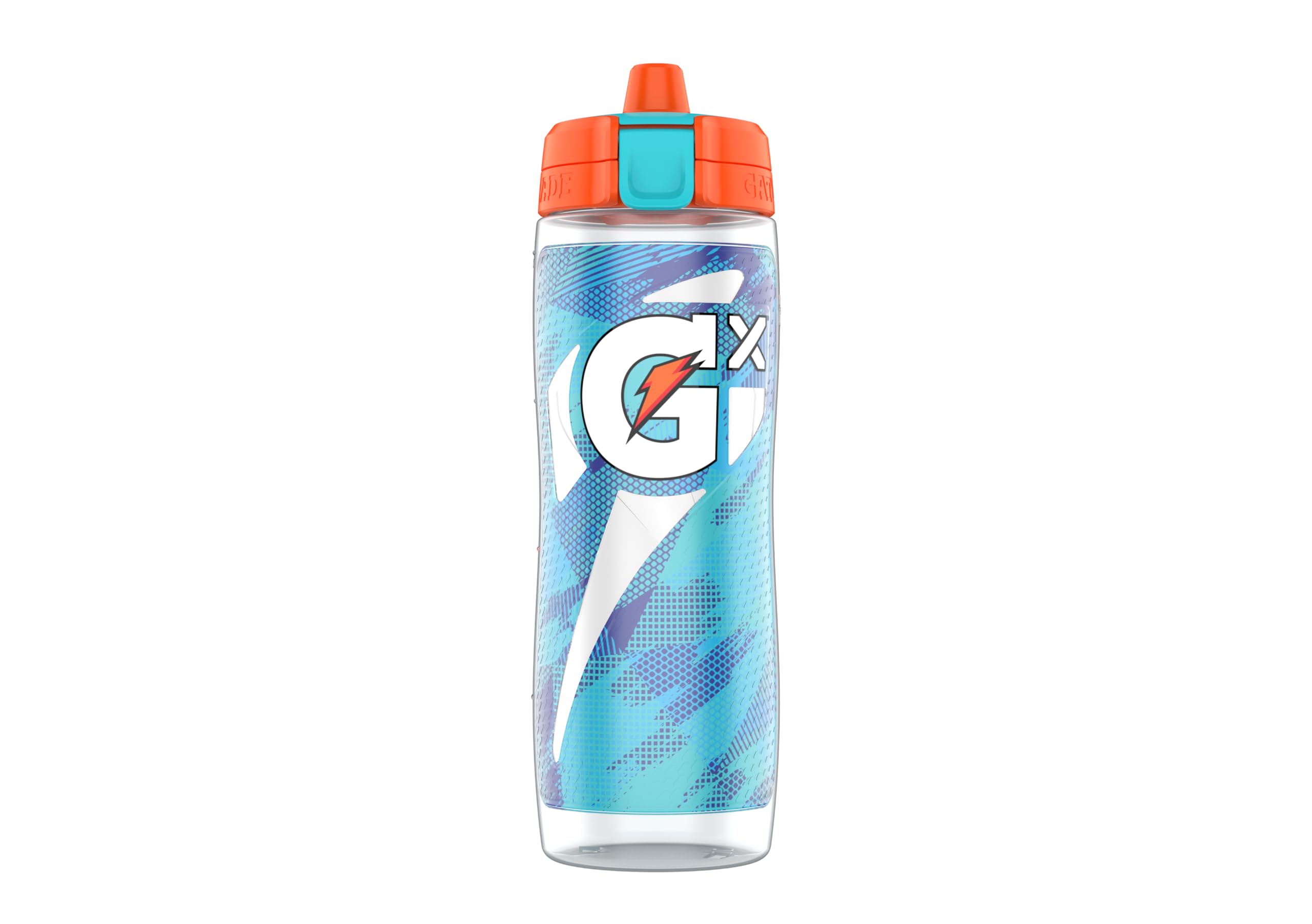 Gatorade Gx 30oz bottle front view for customizable hydration.