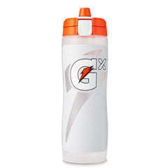 Gatorade Gx plastic squeeze bottle 30oz ready for personalized hydration on the field.