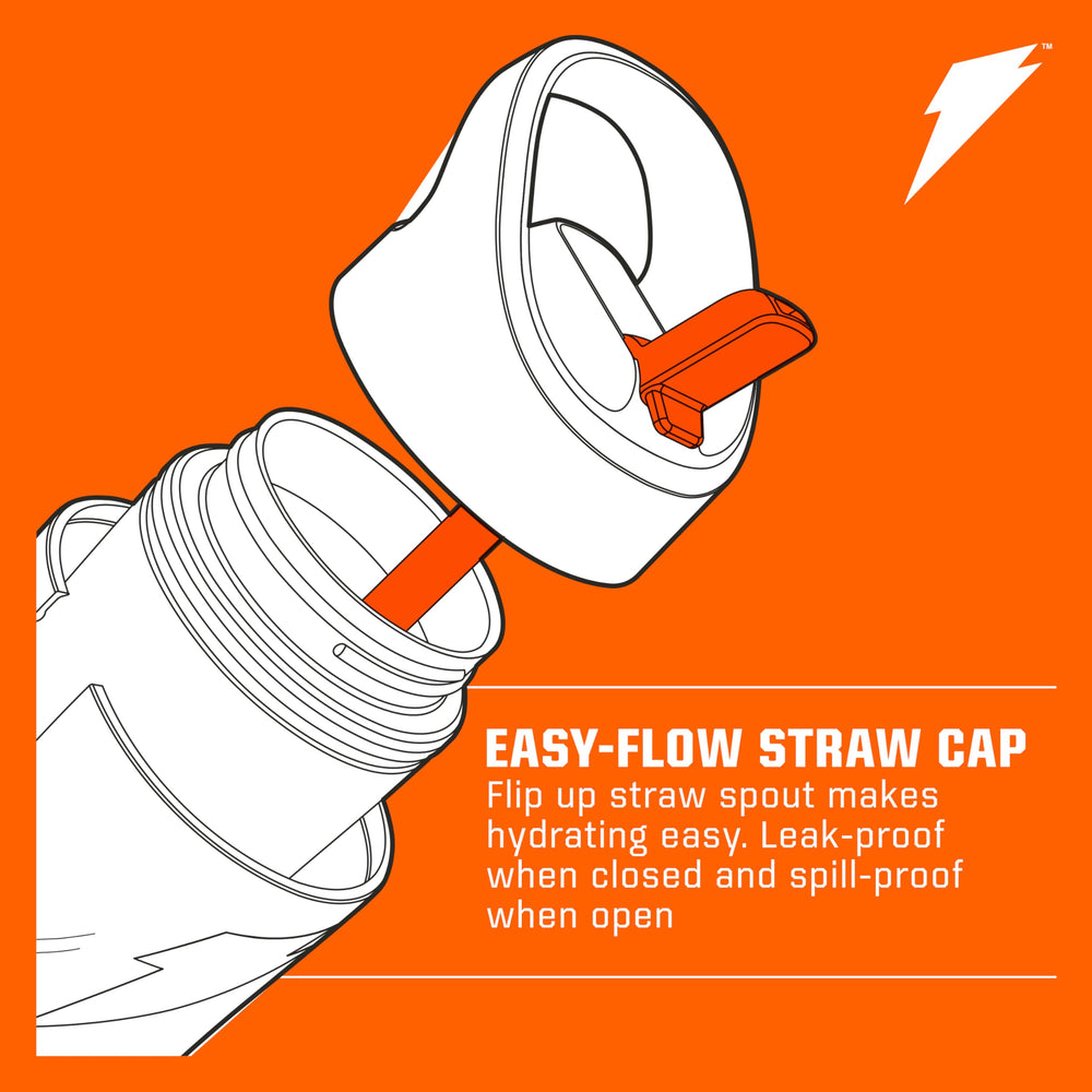 Gatorade Kids Rookie bottle double-wall insulation keeps drinks cold longer