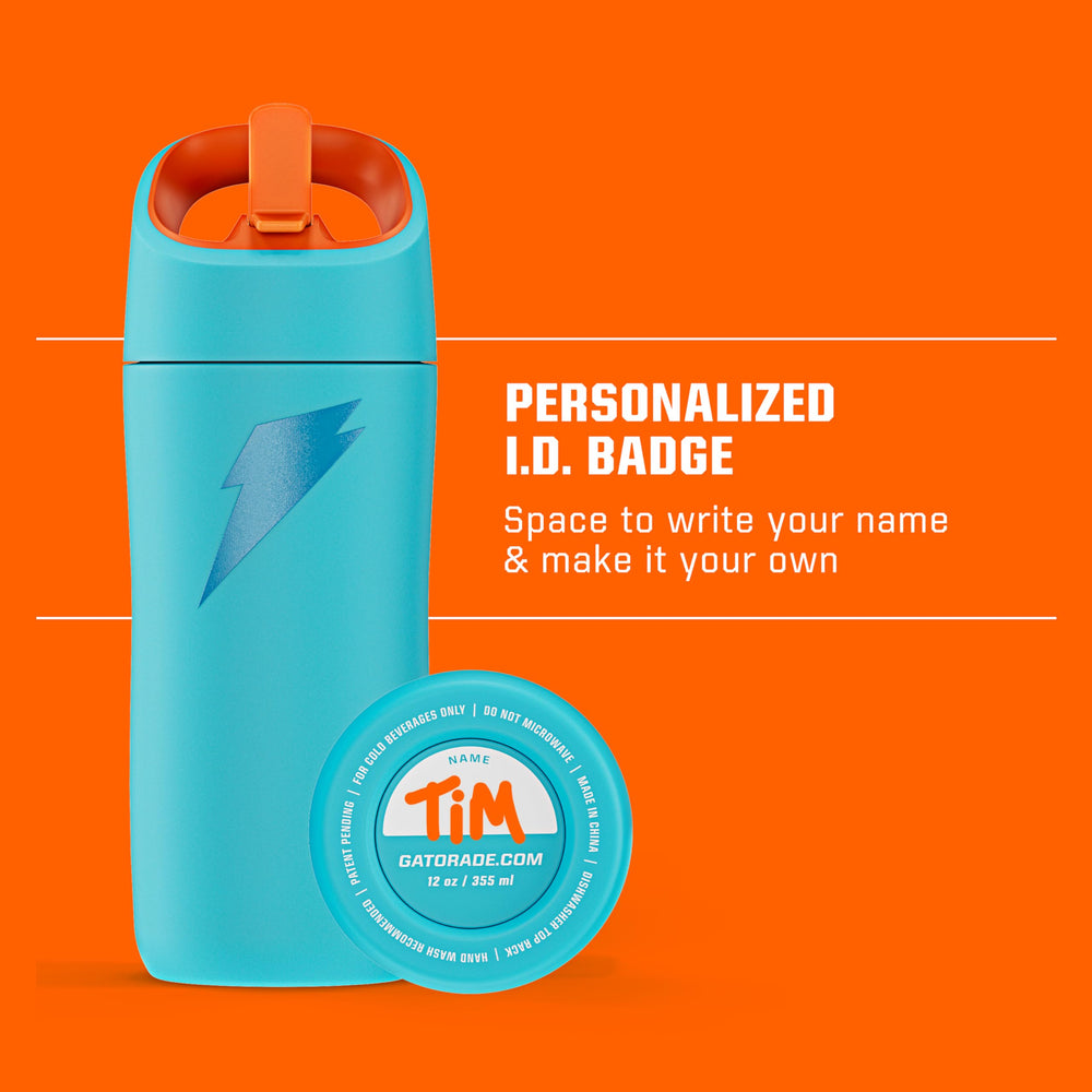 Gatorade Kids Rookie bottle leak-proof seal ensures mess-free transport