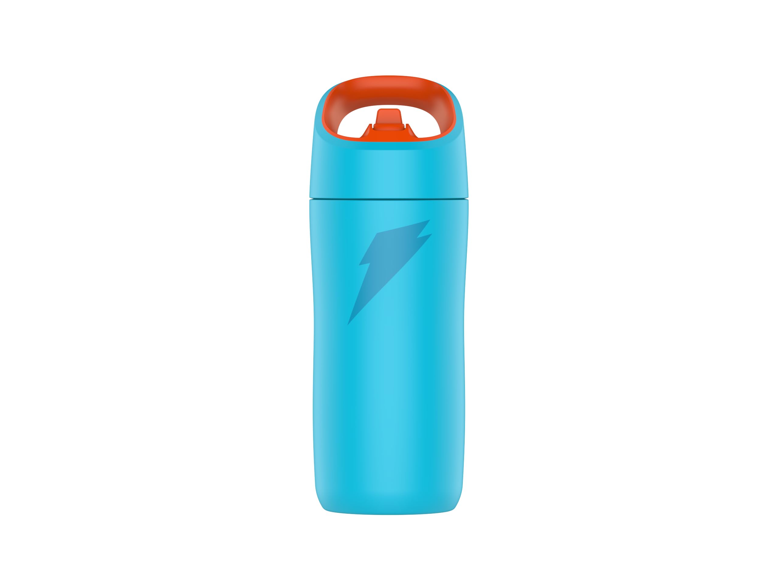 Gatorade Kids Rookie bottle front view with rugged stainless steel body for on-field use