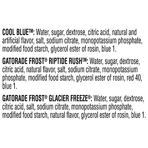 Gatorade Frost Riptide Rush bottle ready for practice hydration