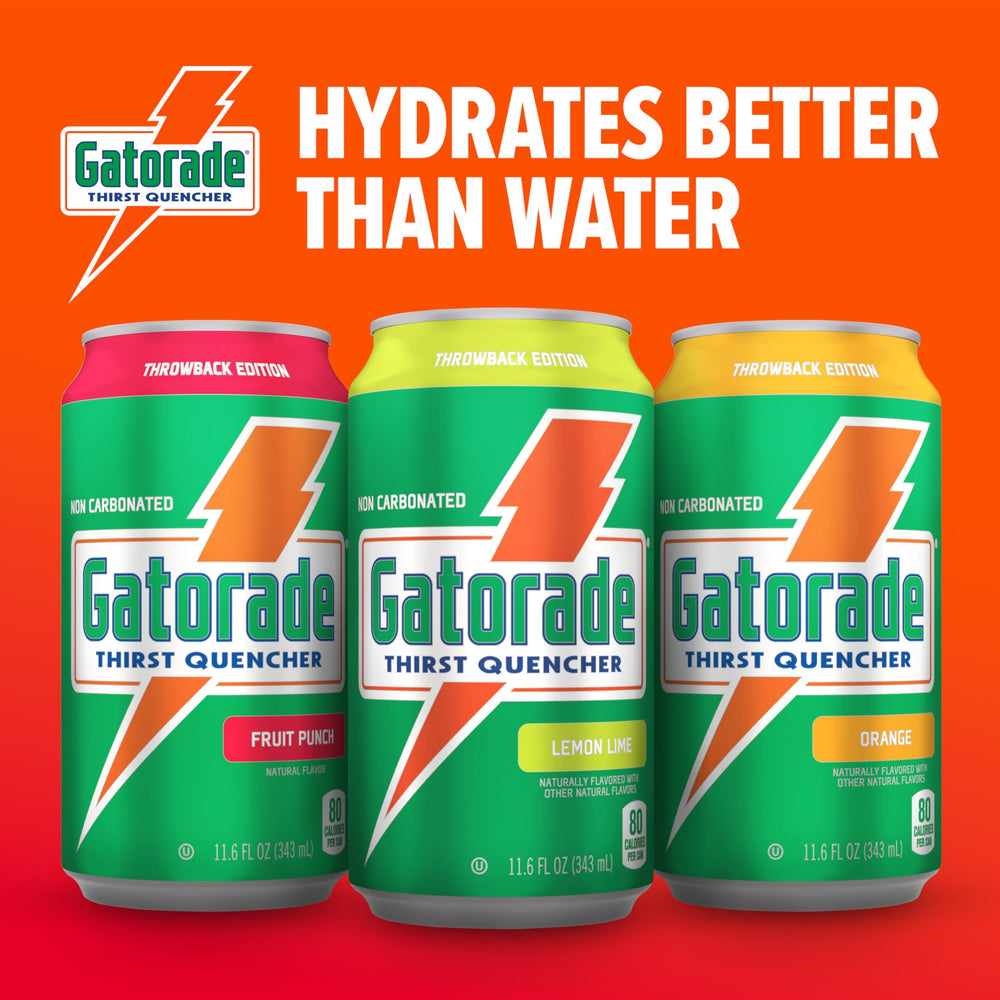 Gatorade Thirst Quencher cold-pour image highlights refreshing hydration on demand