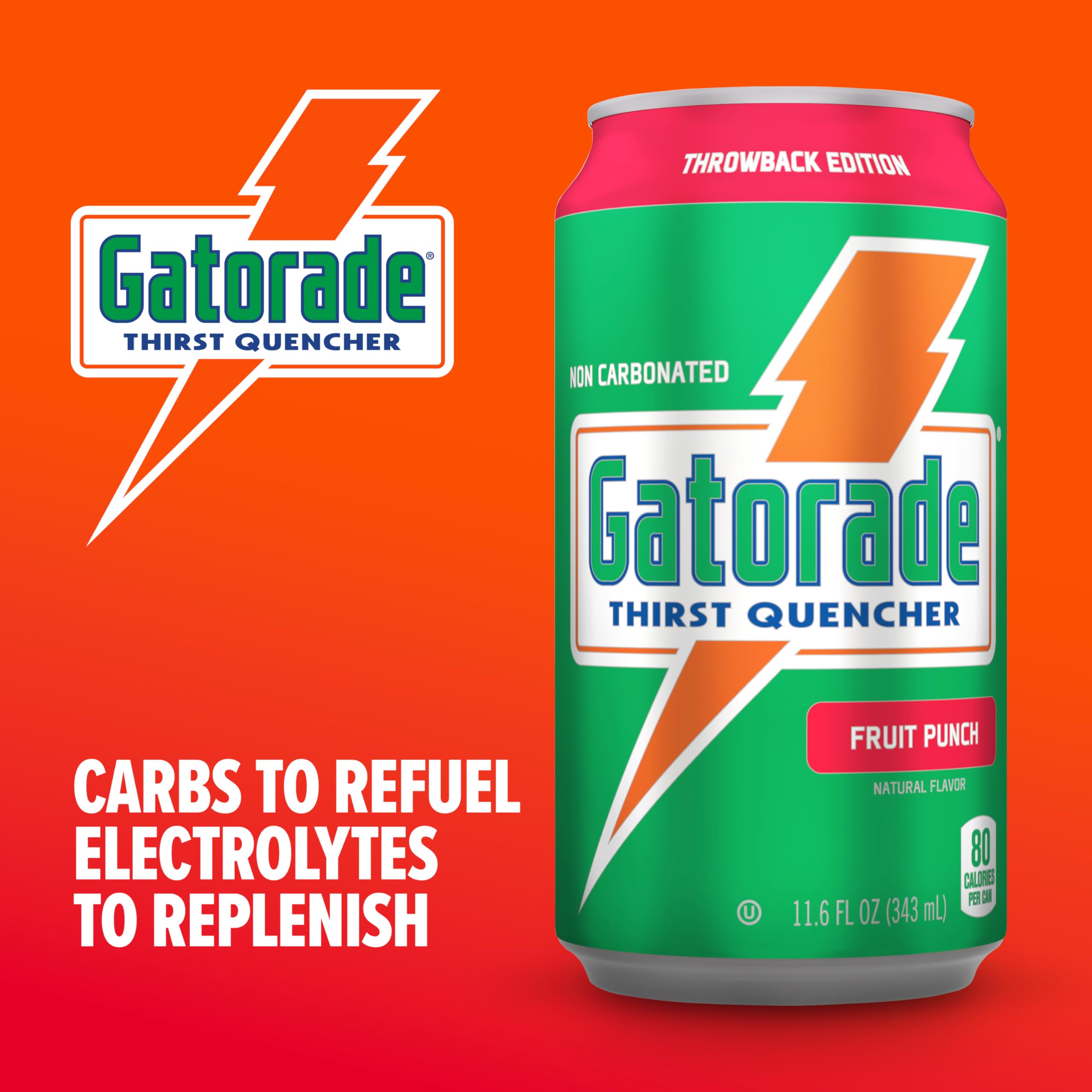 Pouring Gatorade Thirst Quencher Fruit Punch to replenish electrolytes from sweat