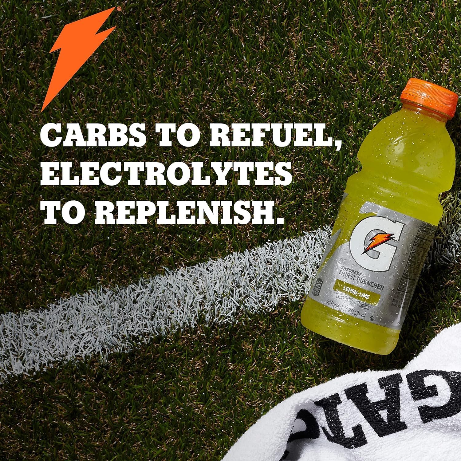 Gatorade Glacier Cherry label detail emphasizing classic branding