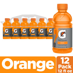 Gatorade Thirst Quencher orange 12-pack carton—ready for team or gym stash