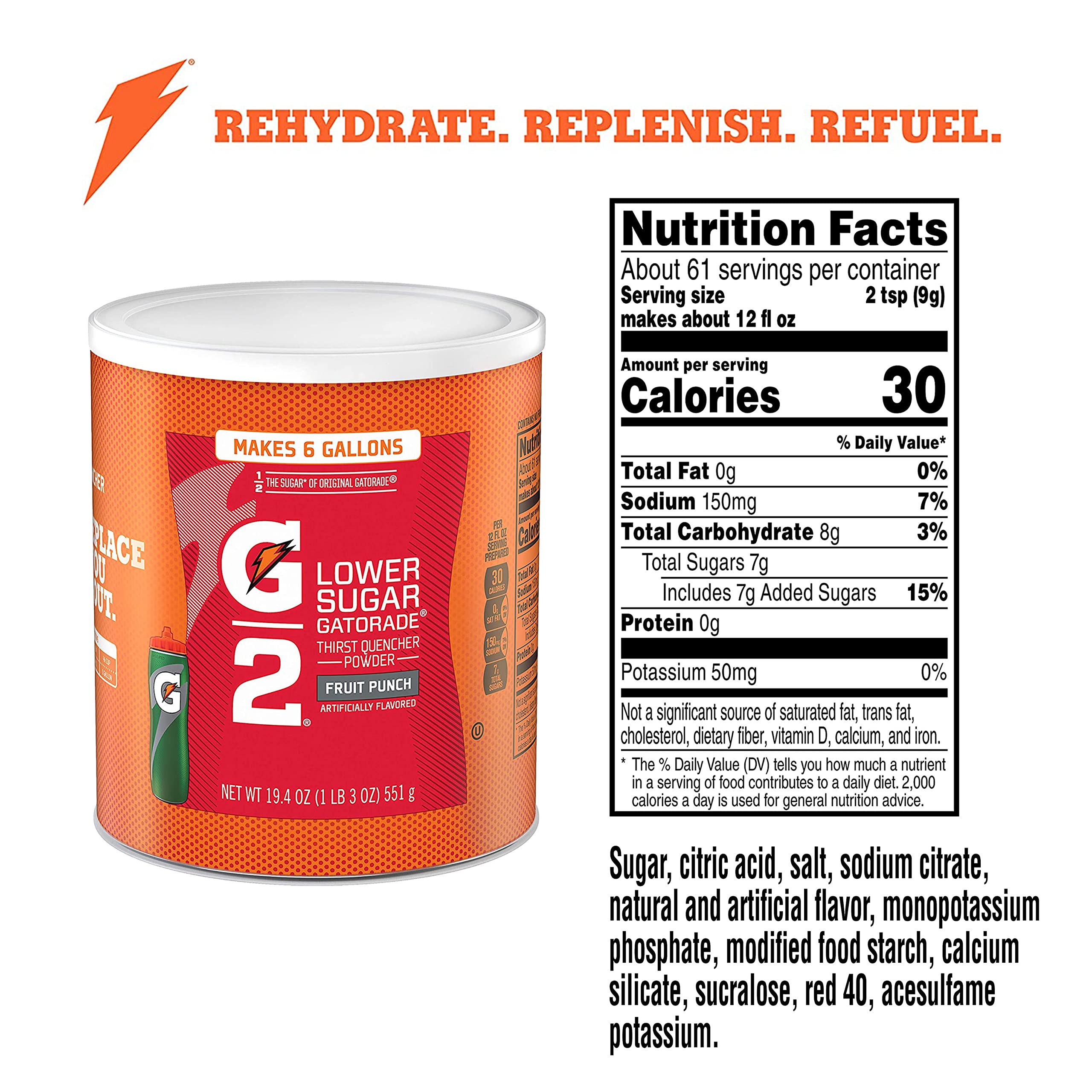 Three-pack canisters provide electrolyte hydration during long training sessions.