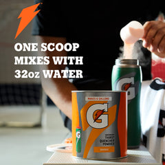 Gatorade Thirst Quencher powder grape packaging shown for convenient hydration.