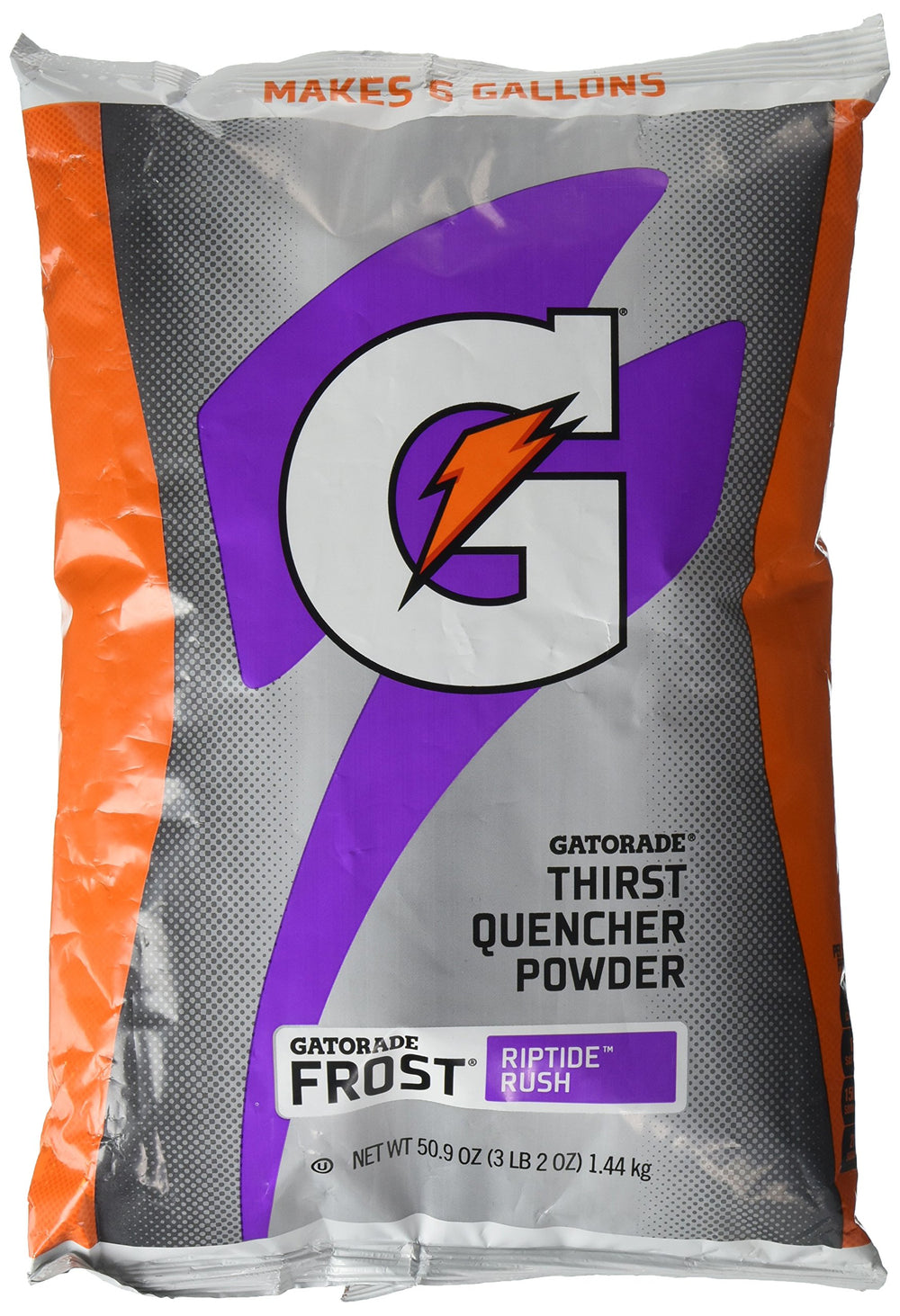 Gatorade Thirst Quencher Powder Purple Frost tub ready for workouts.