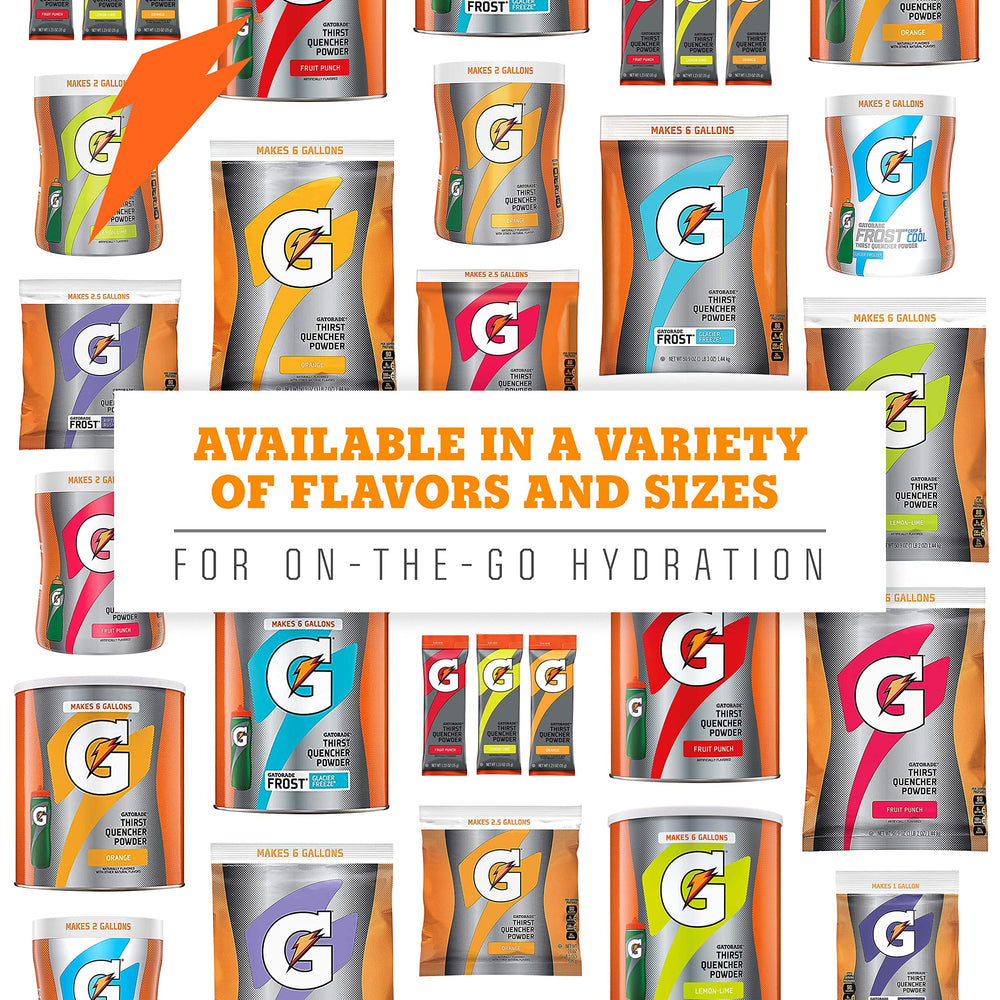 Gatorade Thirst Quencher sticks support athletes during outdoor sports and training.