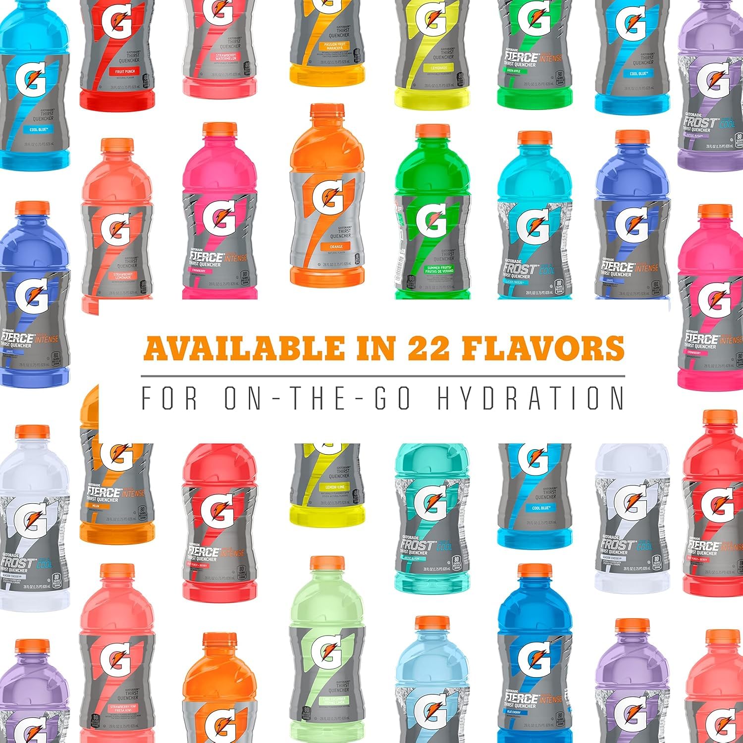 Gatorade variety pack display highlights multiple flavors for team use