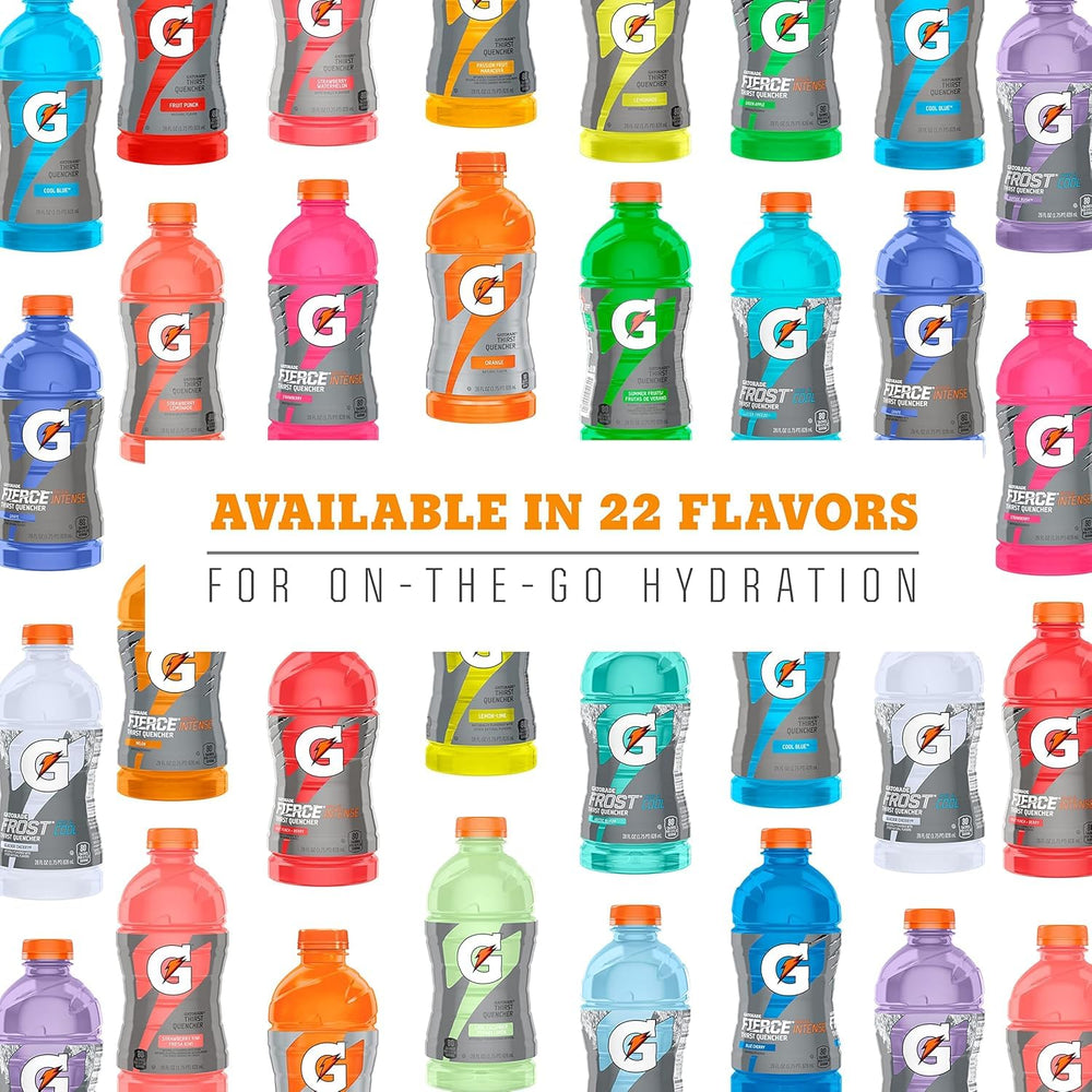 Gatorade variety pack display highlights multiple flavors for team use