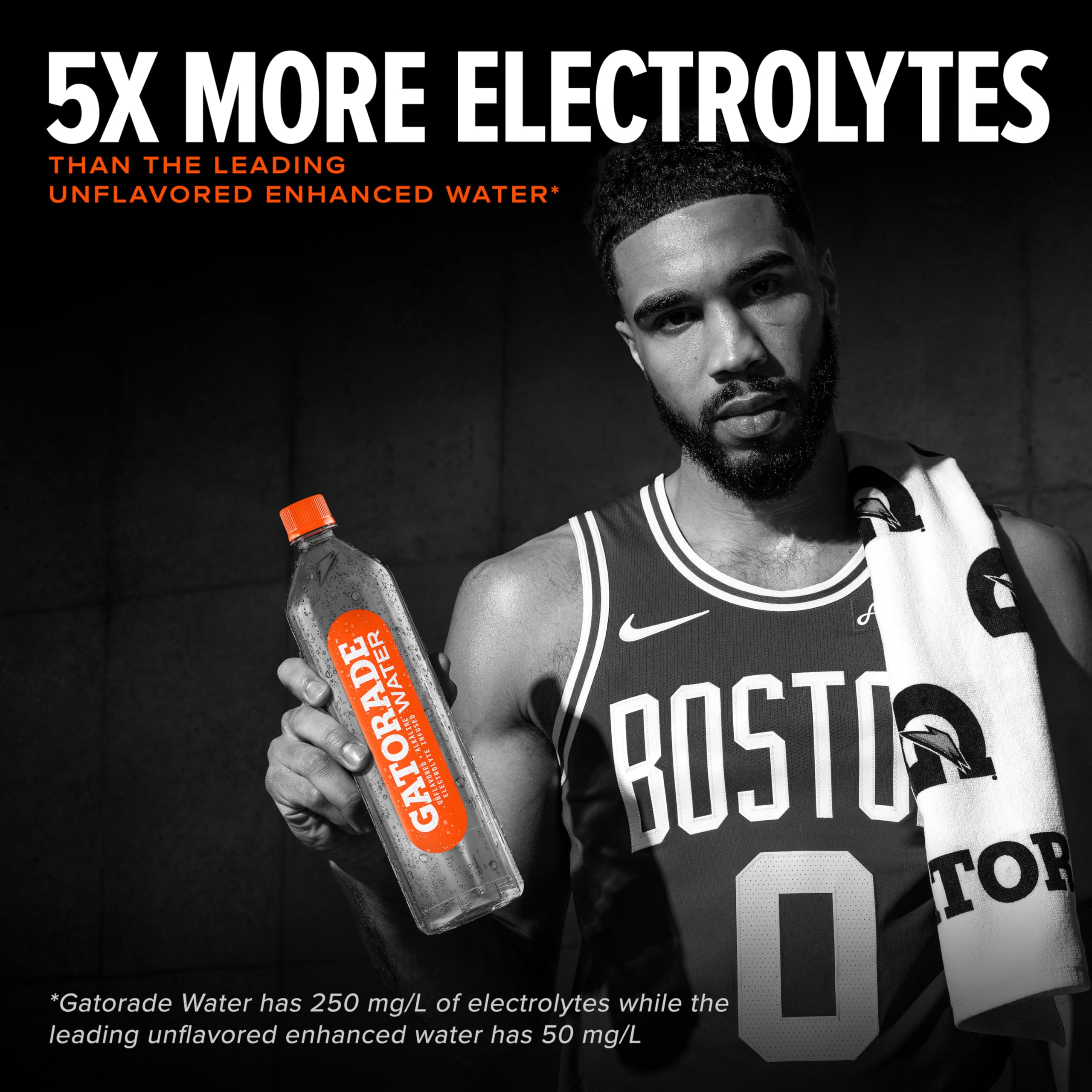 Gatorade Water bottle in a gym bag for convenient post-workout hydration.
