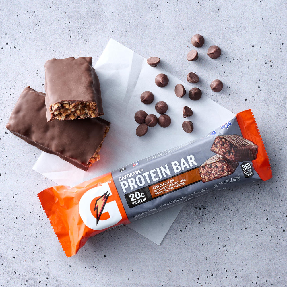 Gatorade Whey Bar serving size for post-workout recovery.