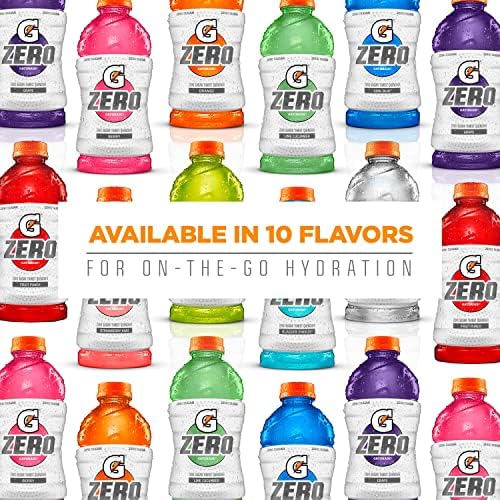 Gatorade Zero bottles in gym bag for workouts