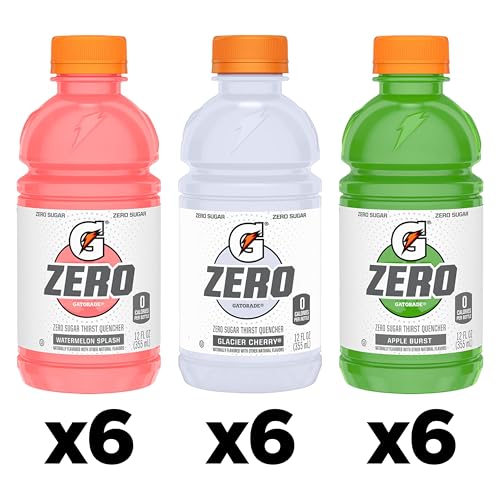 Gatorade G Zero Glacier Cherry pour showcases quick hydration during tough sessions.