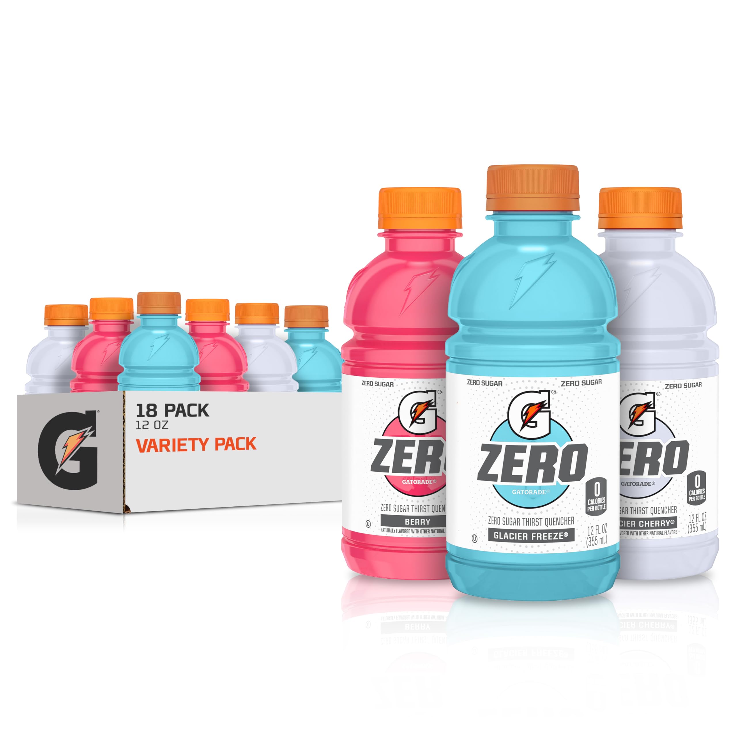 Gatorade Zero Glacier Freeze bottle for workout hydration