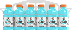 Gatorade Zero Glacier Freeze back label shows electrolytes and calories