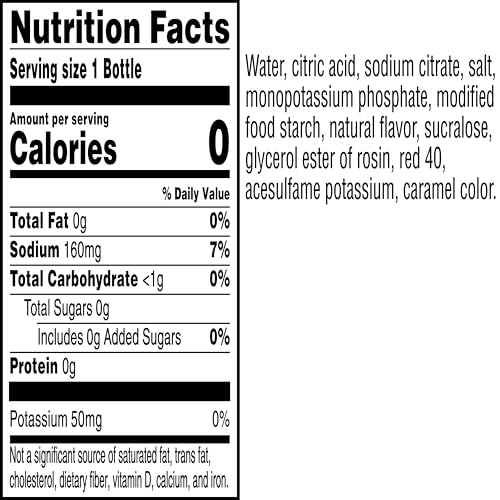 Gatorade Zero Sugar Fruit Punch closeup label highlights flavor and electrolytes.