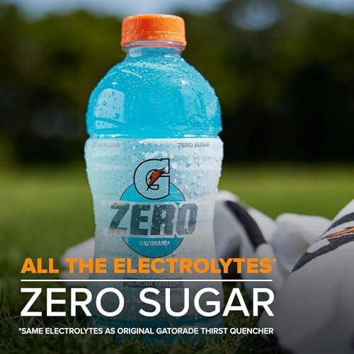 Gatorade Zero Sugar Lemon-Lime eight-bottle pack for group workouts