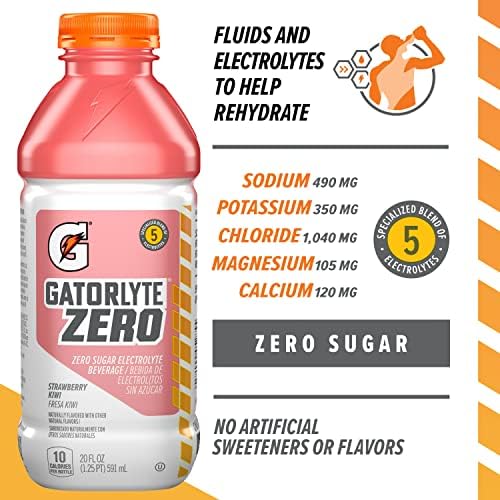 Gatorlyte Zero packaging close-up emphasizing zero sugar.