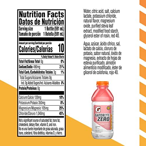 Gatorlyte Zero Strawberry Kiwi 12-pack display highlighting convenience.