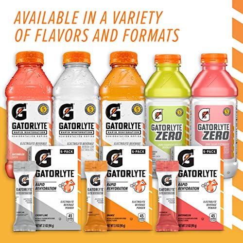 Gatorlyte Zero label close-up showing flavor and ingredients.