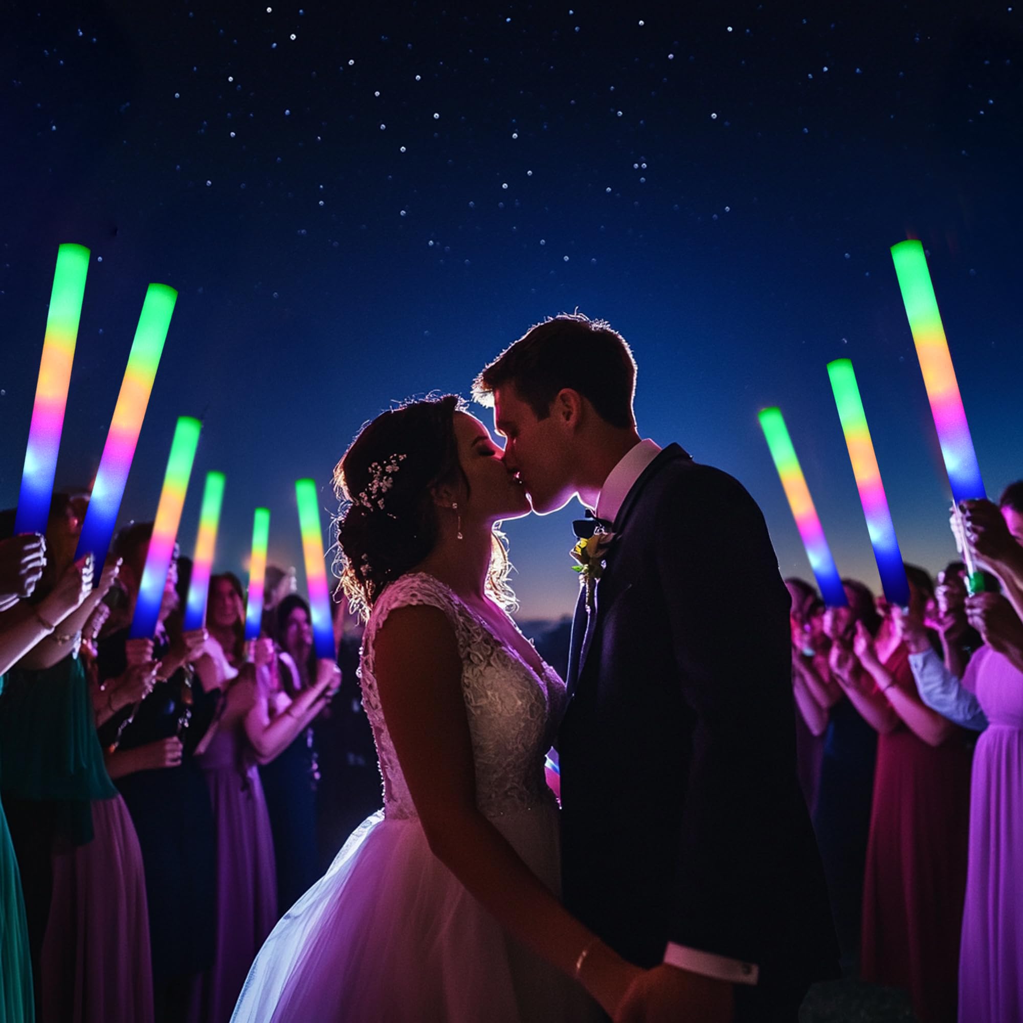 GDHZWTMY bulk pack provides ready-to-use lighting for parties.