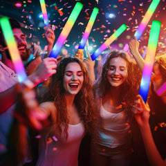 GDHZWTMY glow stick with replaceable battery for longer events.
