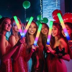 GDHZWTMY foam glow stick with three modes for engaging light shows.