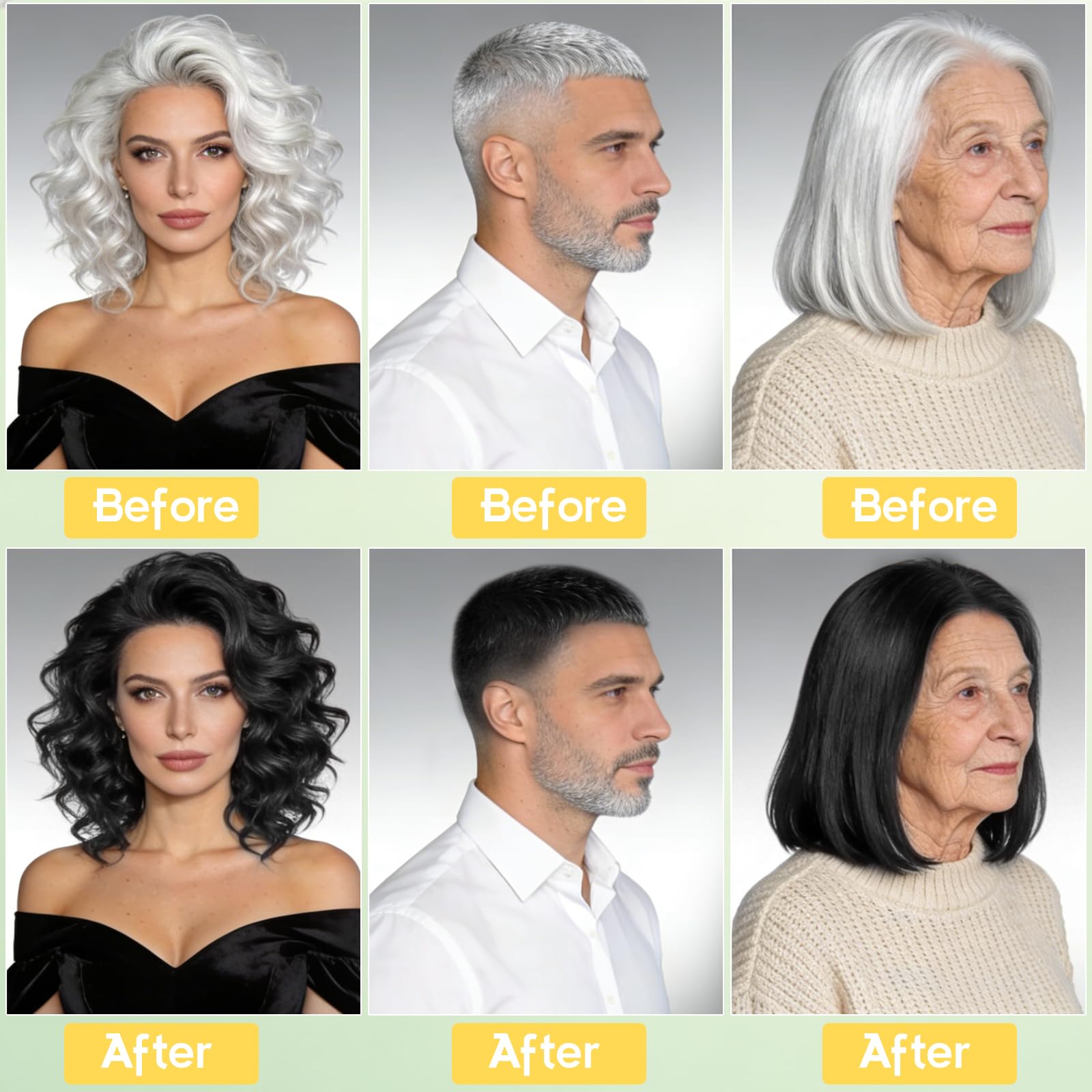 GDRFNP shampoo foam demonstrates easy, quick color application