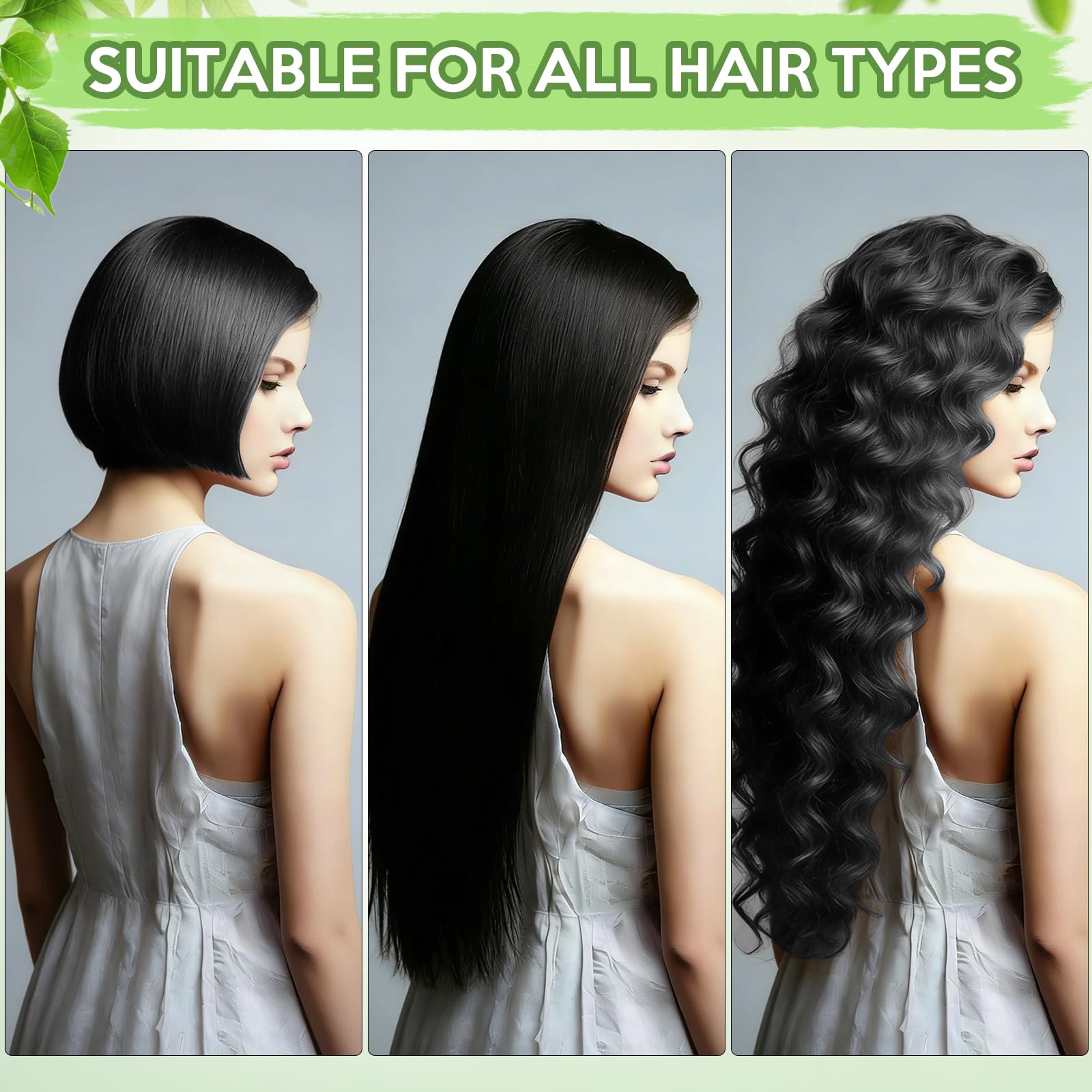 GDRFNP hair color swatch reveals even black shade