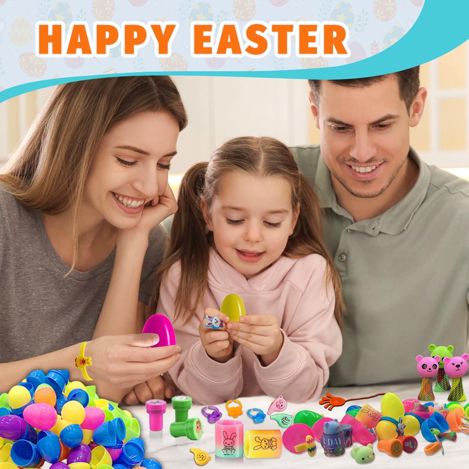GDWDGJ Easter keychains make charming prizes for kids.