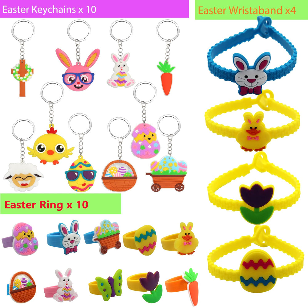 GDWDGJ prefilled eggs for Easter egg hunts with durable plastic design.