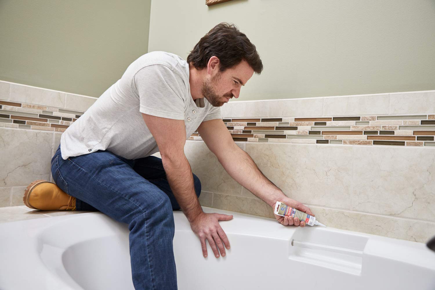 GE Advanced Silicone 2 low-odor cure in indoor installation
