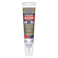 GE Advanced Silicone 2 sealant tube sealing kitchen joints with a waterproof seal