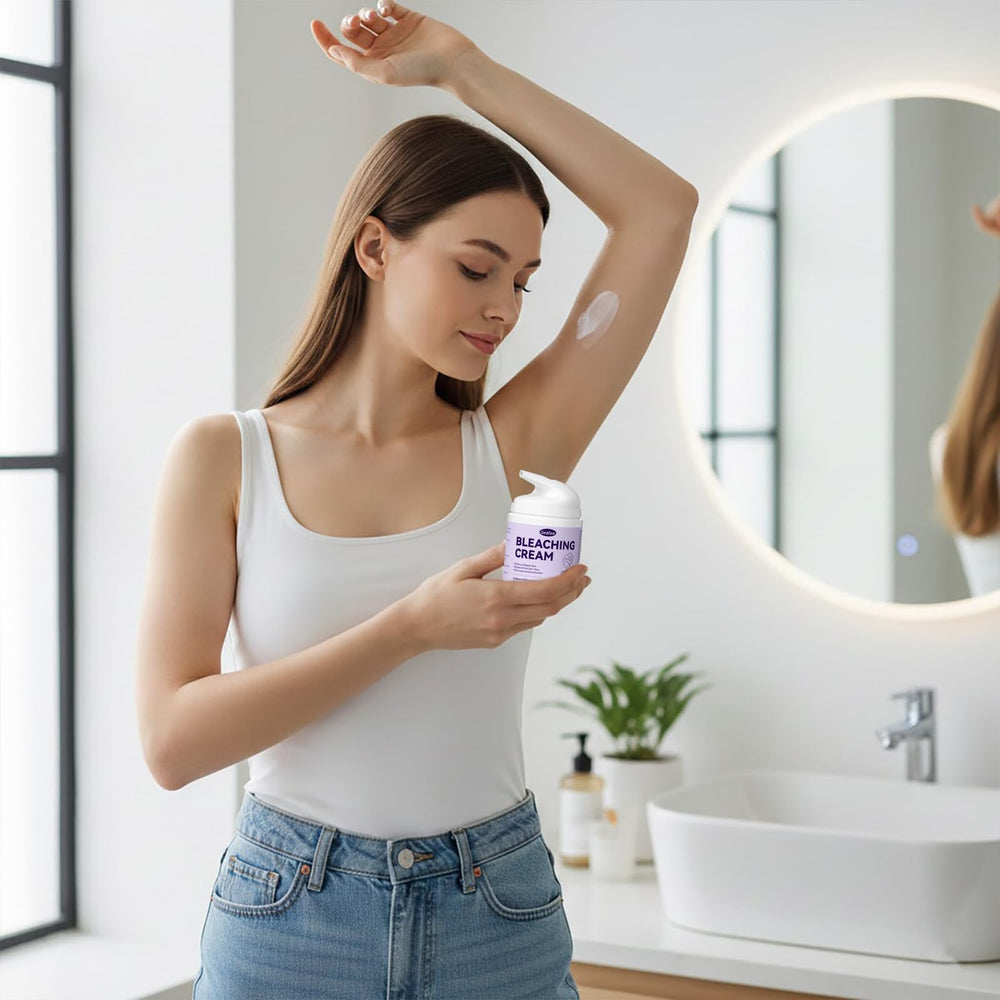 GEAFAW daily skincare routine setup with cream
